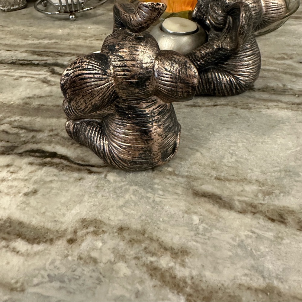 Elephant T-Light Candle Holders